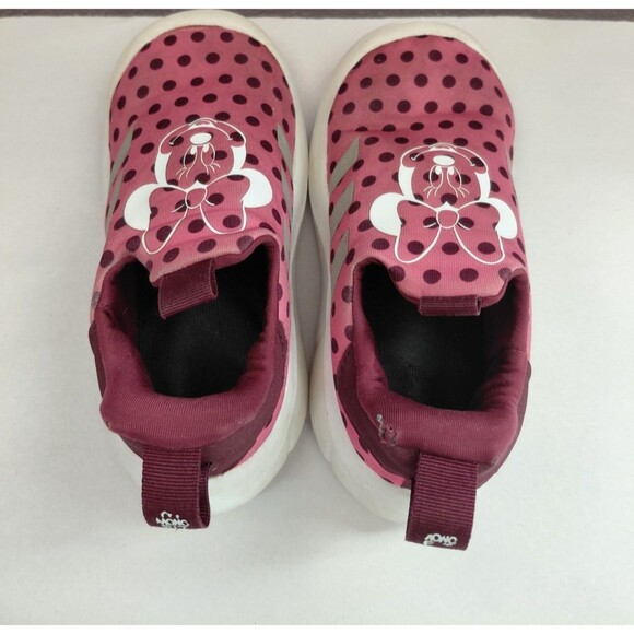 adidas Monofit Trainer Minnie Toddler Girls Size 9.5K Shoes Pink Disney Sneaker - Picture 5 of 9
